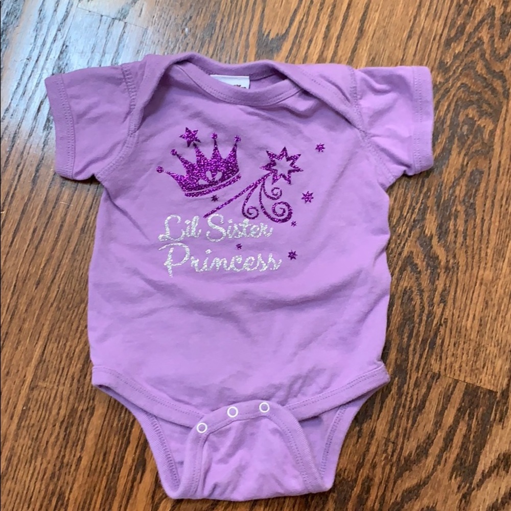 Little sister princess onesie